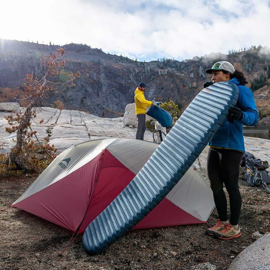 lightest self inflating sleeping pad