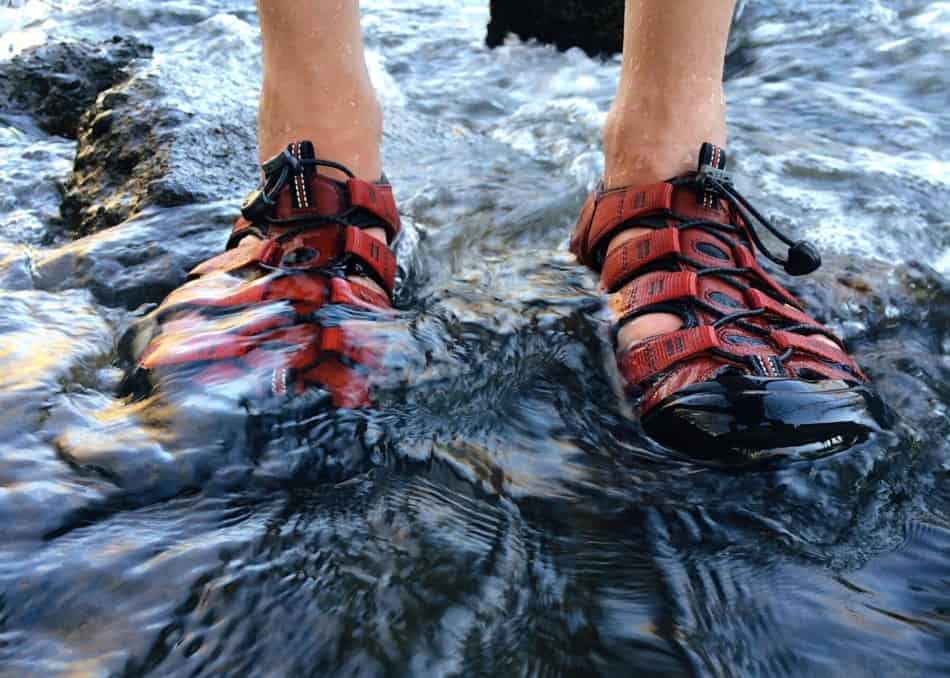 beach and water shoes