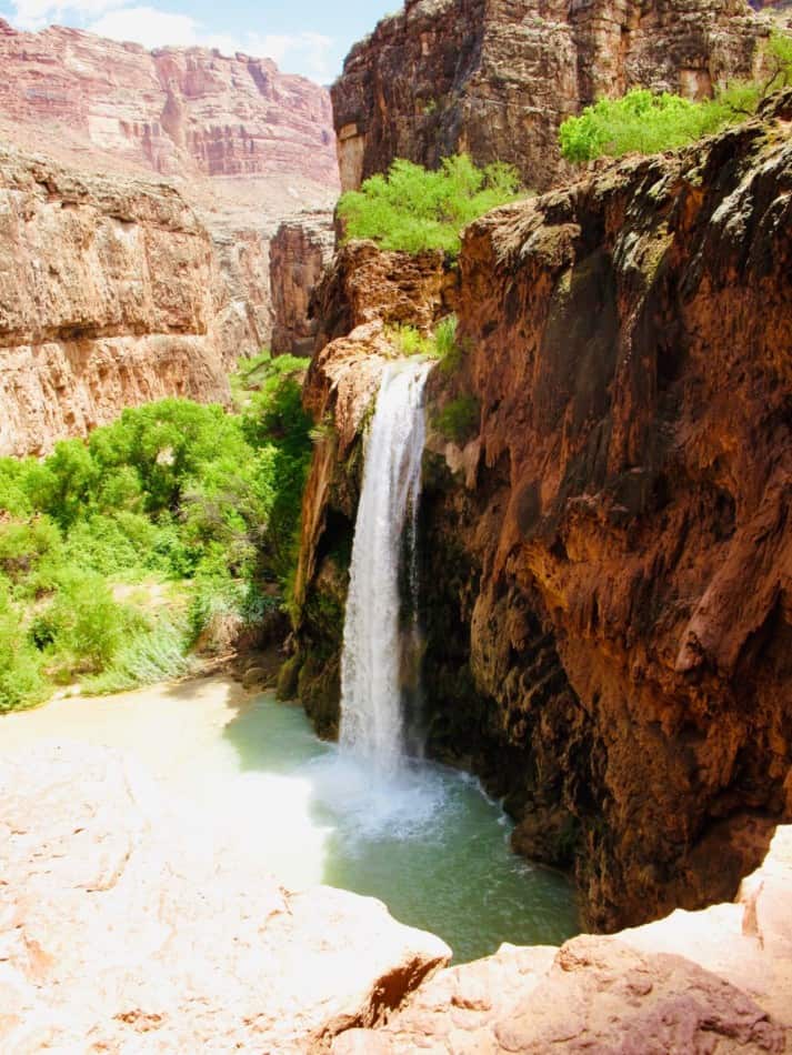 hiking havasupai