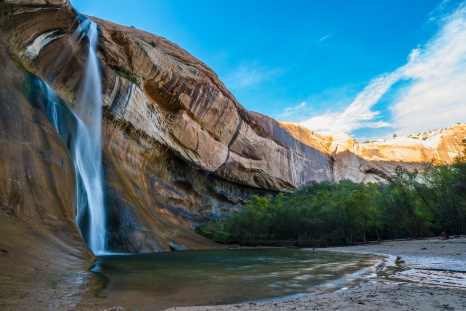 hikes in Utah with waterfalls