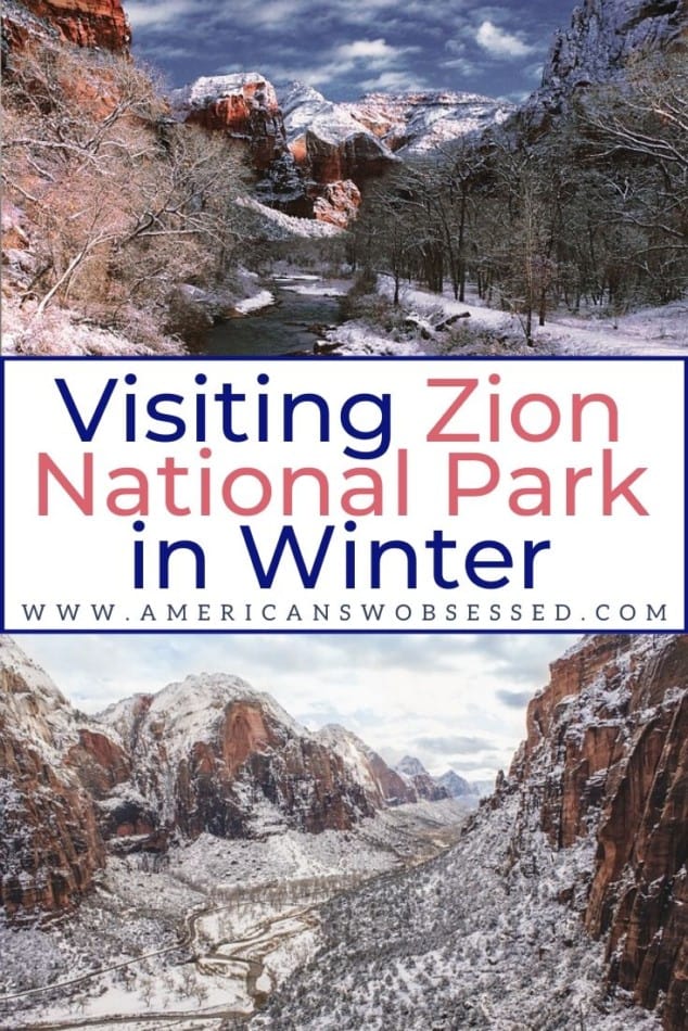 zion in winter